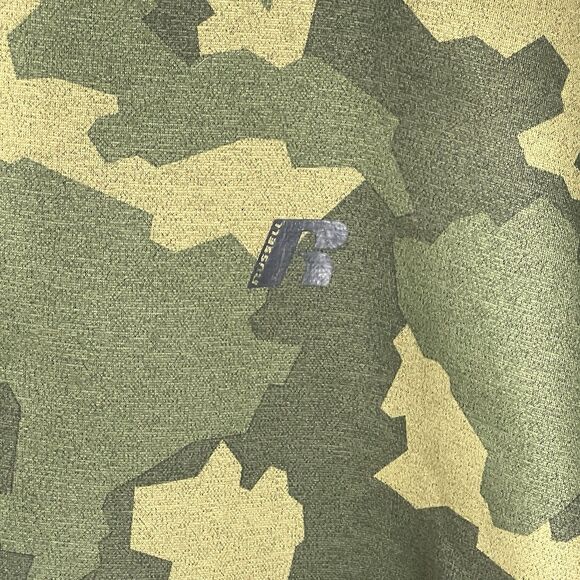 Russell Athletic Hoodie Men’s XL Camo Heavy Hunting Hiking W/ Kangaroo Pocket - Picture 4 of 14